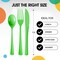 Exquisite Polished Plastic Silverware – 150 Pcs Heavy Duty Cutlery Set – 50 Each of Forks, Knives & Spoons – Disposable Utensil Set for Parties, Events & Catering – Flatware Set by Party Solids